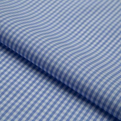 Classic Blue Gingham Check Shirt - Just White Shirts