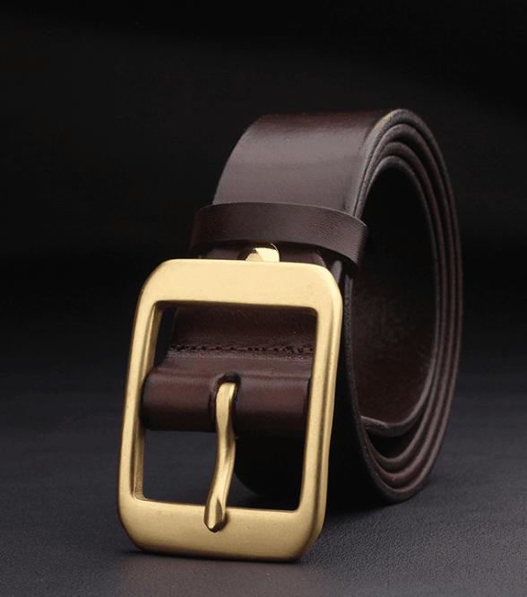 Matt Finish Dressy Casual Leather Belt