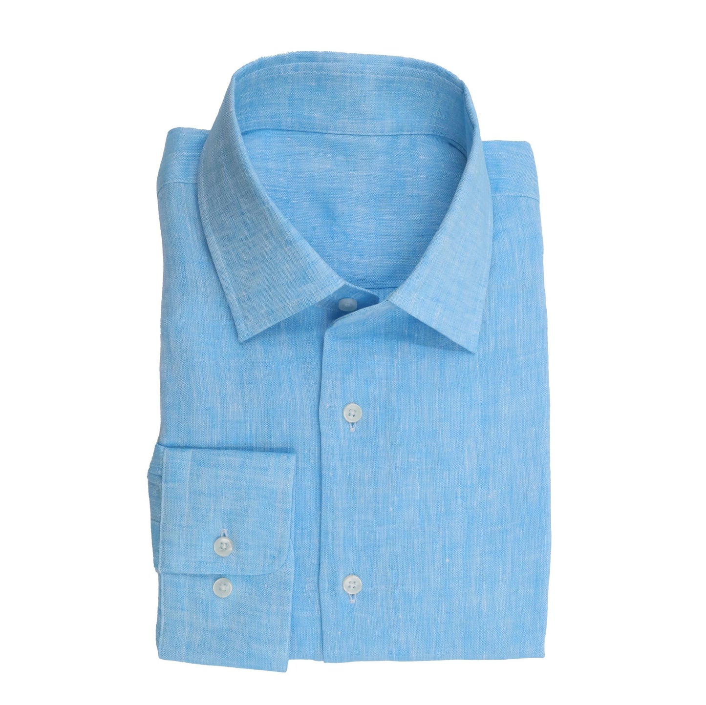 Linen Sports Shirt Turquoise - Just White Shirts