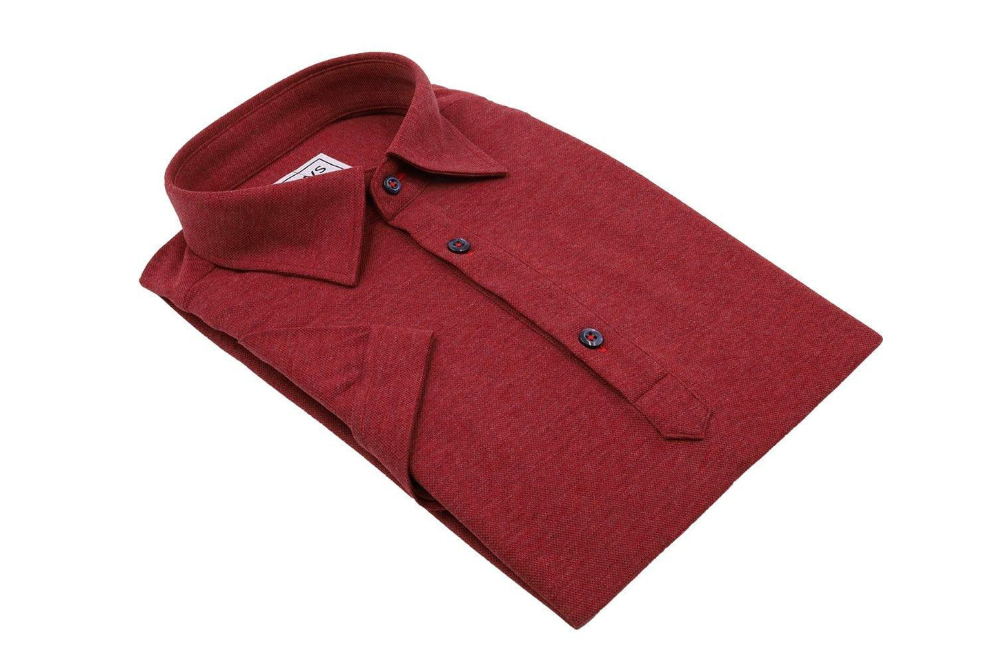 Maroon Fine Pique Polo Shirt - Just White Shirts