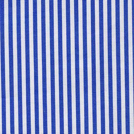 Mid Blue and White Wide Bankers Stripe Classic Custom Shirt 100c 160/2*160/2 Sii0025 - Just White Shirts