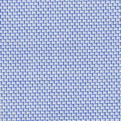 Mid Blue Textured Jacquard Weave Classic Custom Shirt 100c 100/*100/2 Sar764a - Just White Shirts