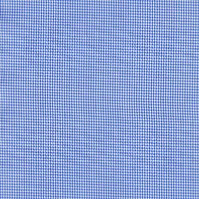 Navy and White Textured Micro houndstooth Jacquard Weave Classic Custom Shirt - Just White Shirts