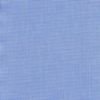 Navy and White Textured Micro houndstooth Jacquard Weave Classic Custom Shirt - Just White Shirts