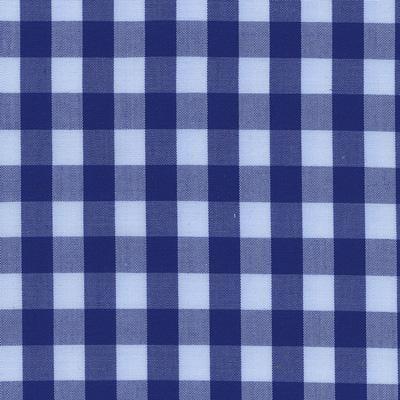 Navy Blue Bold Check Fabric Classic Custom Shirt 50bm50t - Just White Shirts