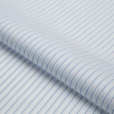 Non-Iron White with Grey Stripe Shirt - Just White Shirts