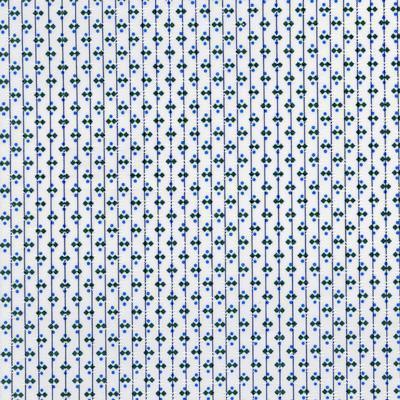 Printed White Dobby with Navy Hairline Stripes and Green Diamonds Classic Custom Shirt - Just White Shirts