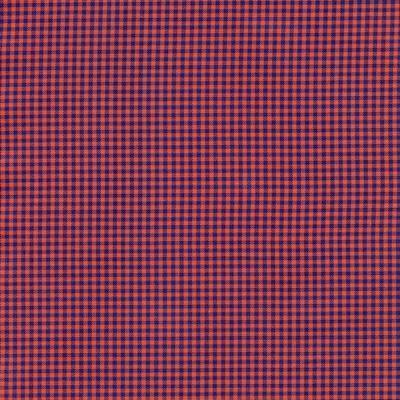 Red and Navy Mini Check Classic Custom Shirt 100c 70*70 Saq578a - Just White Shirts
