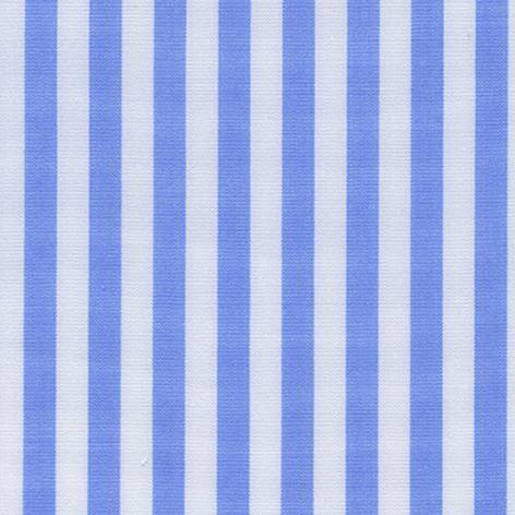 Sky Blue and White Butcher Stripe Classic Custom Shirt 100c 140/2*70 Sap032a - Just White Shirts