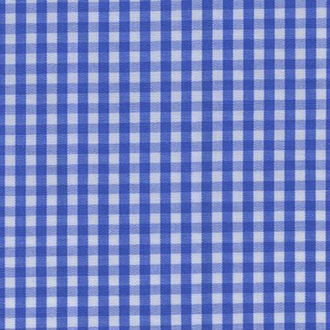 Sky Blue and White Mini Check Classic Custom Shirt 100c 70*70 San464a - Just White Shirts