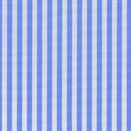 Sky Blue and White Wide Bankers Stripe Classic Custom Shirt 100c 140/2*70 Sap018a - Just White Shirts