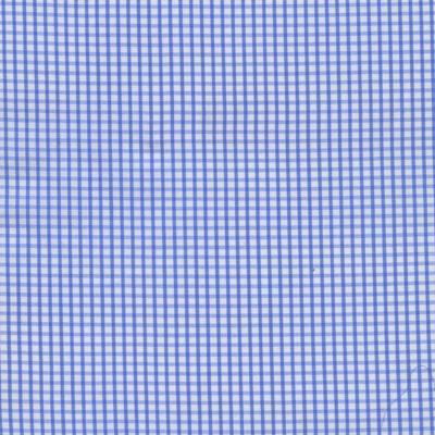 Sky Blue Box Check Classic Custom Shirt 50bm50t 50/1*50/1 Sar731a - Just White Shirts