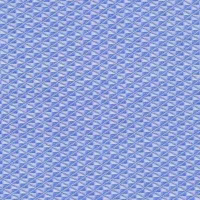 Sky Blue Diamond Weave Bold Textured Jacquard Weave Classic Custom Shirt - Just White Shirts