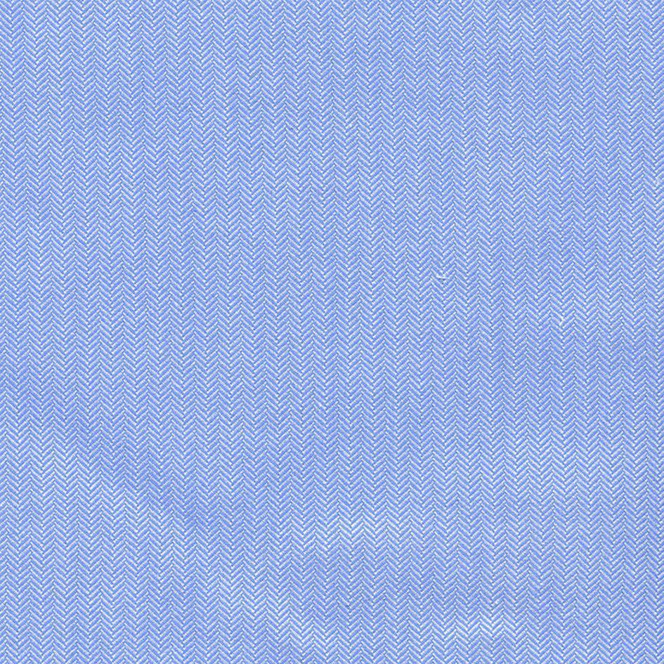 Solid Sky Blue Narrow Herringbone Classic Custom Shirt 100c 100/2*100/2 Sii0007 - Just White Shirts