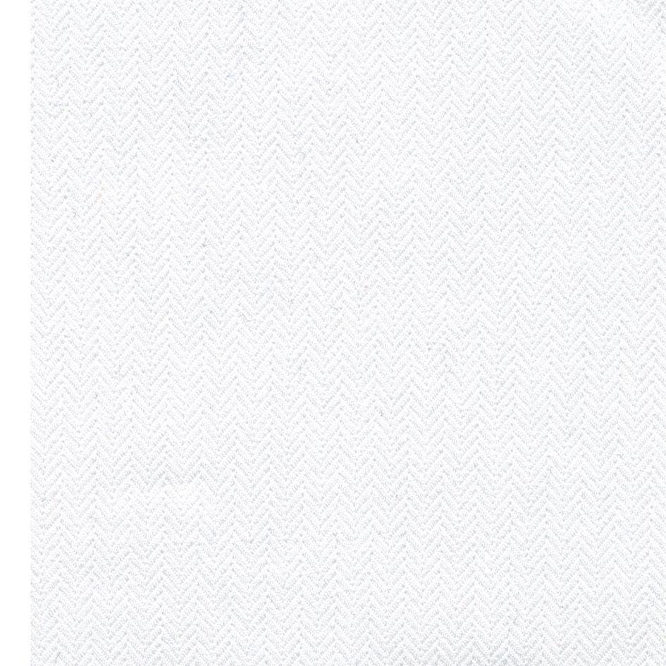 Solid White Narrow Herringbone Classic Custom Shirt 100c 100/2*100/2 Sii0004 - Just White Shirts