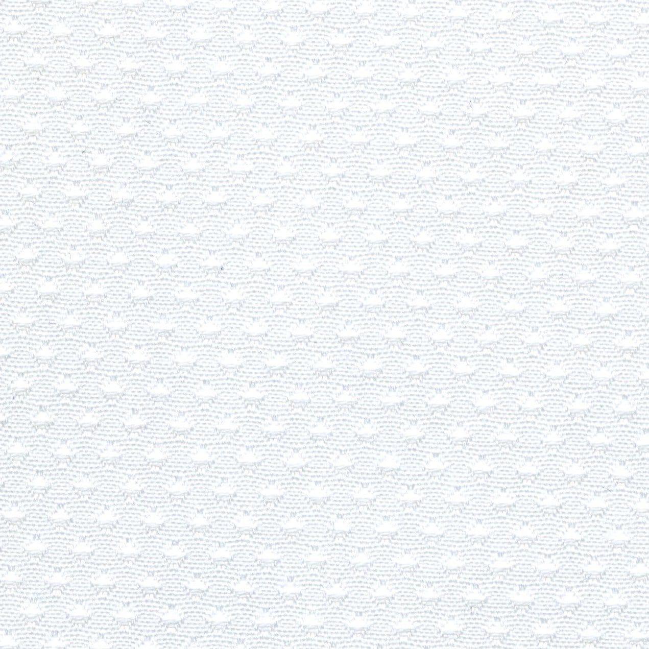 Solid White Tone on Tone Textured Jacquard Weave Classic Custom Shirt 100c 80/2*80/2 Saq984a - Just White Shirts