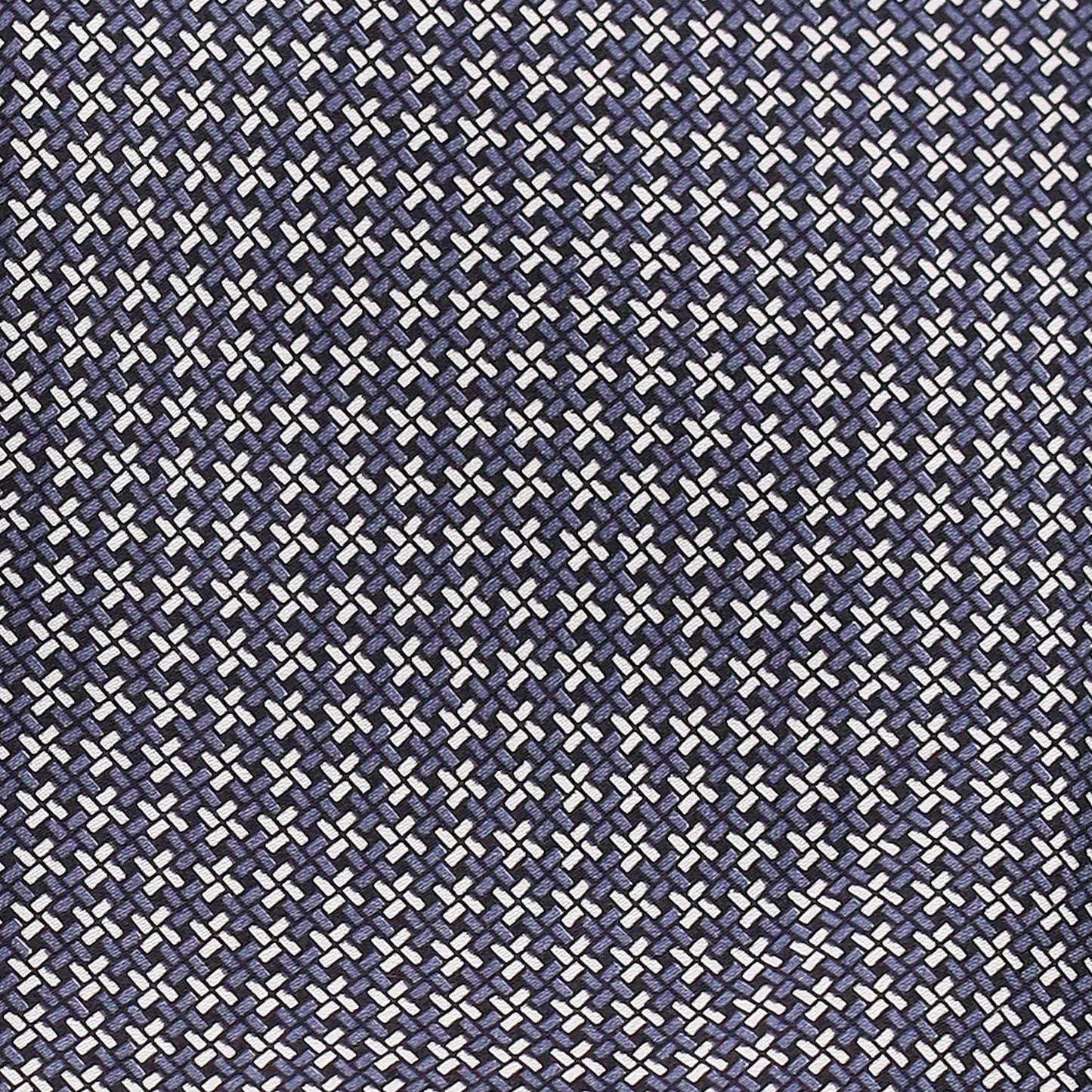 WHITE AND CHARCOAL STARS ON BLACK SILK TIE - Just White Shirts