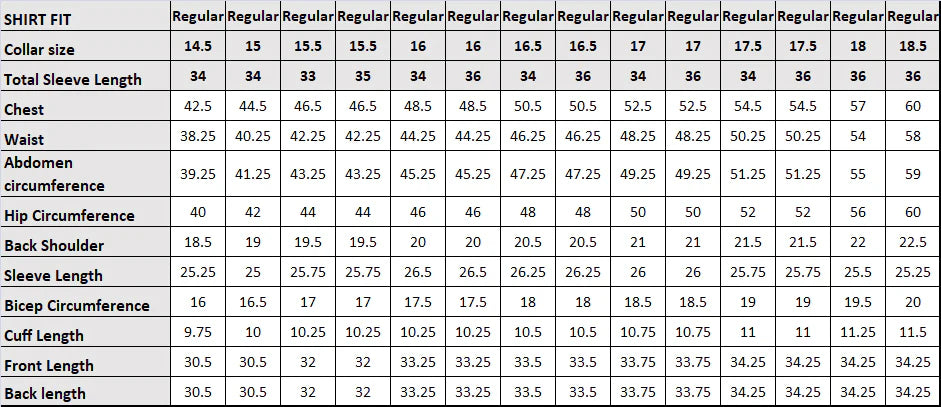 Measuring Up Guide | Just White Shirts Measuring Up Guide | Just White Shirts