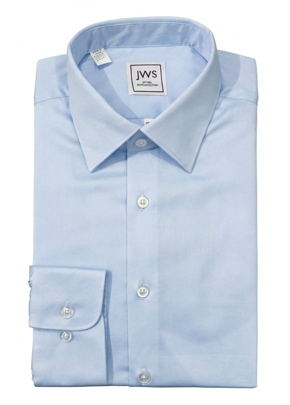 SKY BLUE FINE TWILL DRESS SHIRT