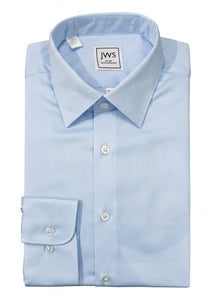 SKY BLUE FINE TWILL DRESS SHIRT