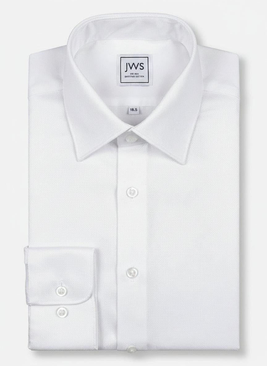 WHITE ROYAL OXFORD DRESS SHIRT – Just White Shirts