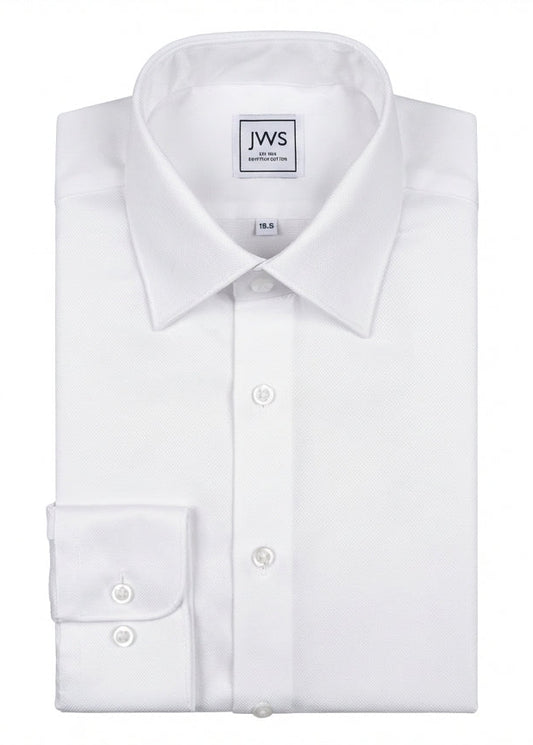 WHITE ROYAL OXFORD DRESS SHIRT