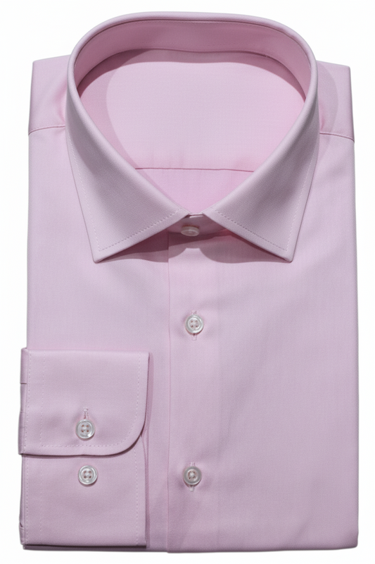 LIGHT PINK EGYPTIAN COTTON NON IRON DRESS SHIRT
