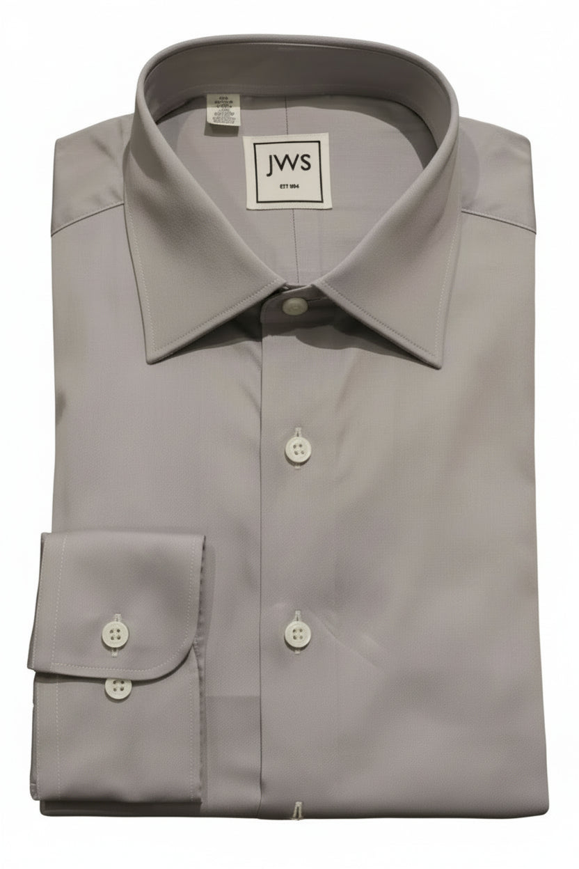 Solid silver Grey cotton lycra  shirt