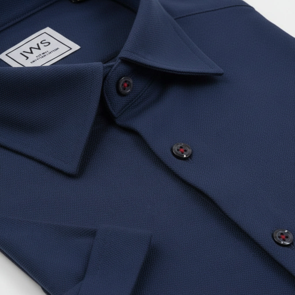 Navy Pique Polo Shirt