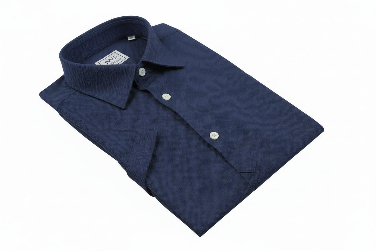 Navy Pique Polo Shirt