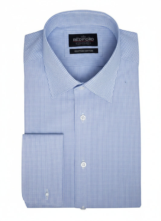 Light Blue Micro-Check