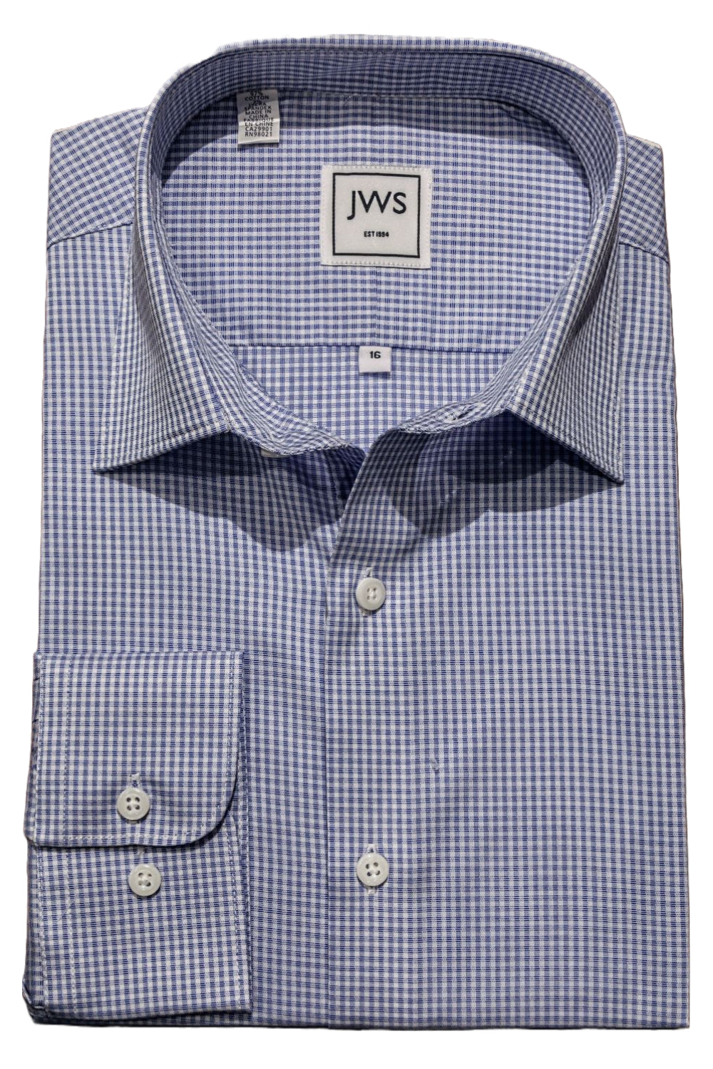 Blue Bengal stripe Egyptian Cotton Non-Iron Dress Shirt