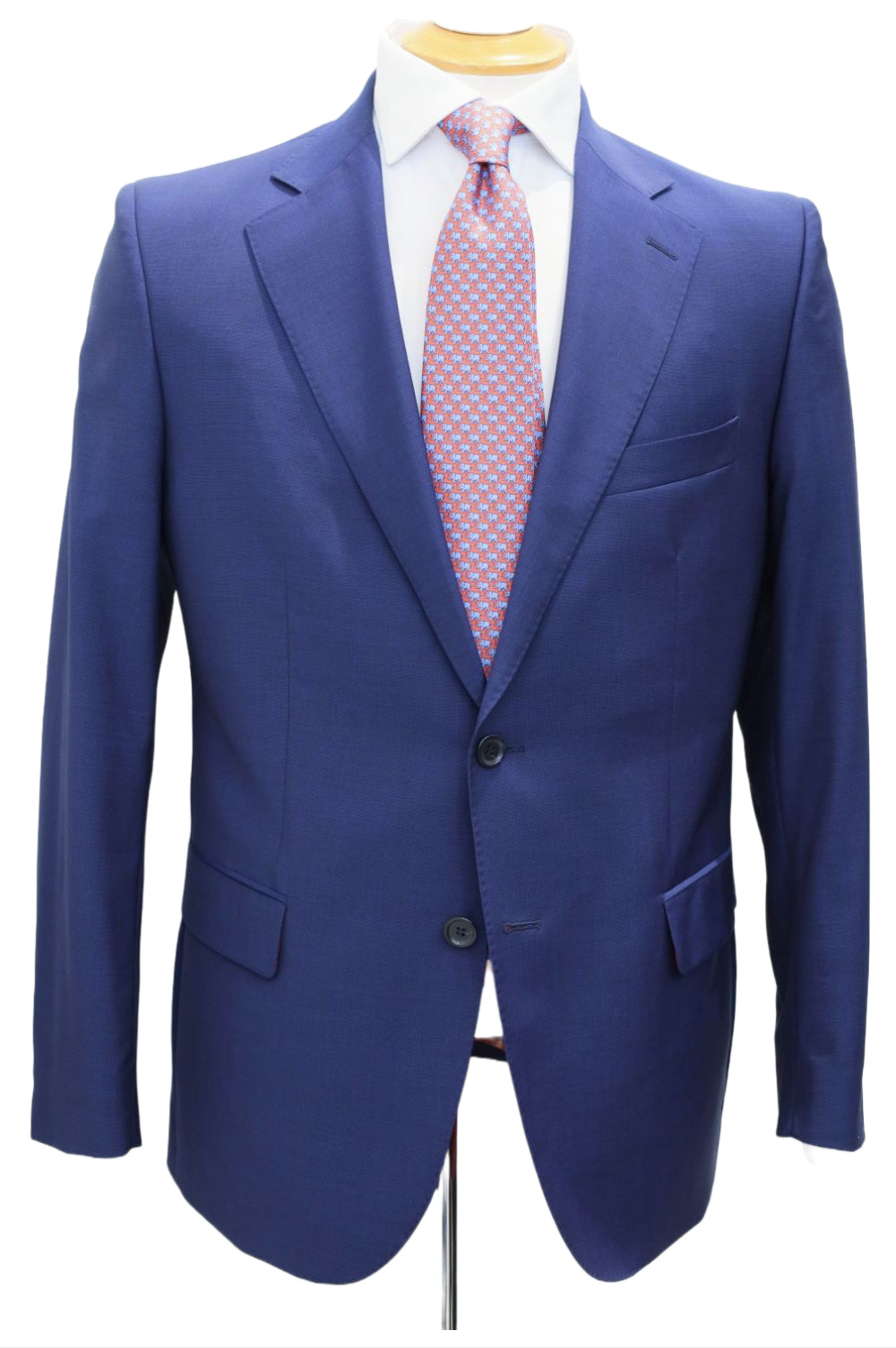 Cobalt Color Italian Wool Suit