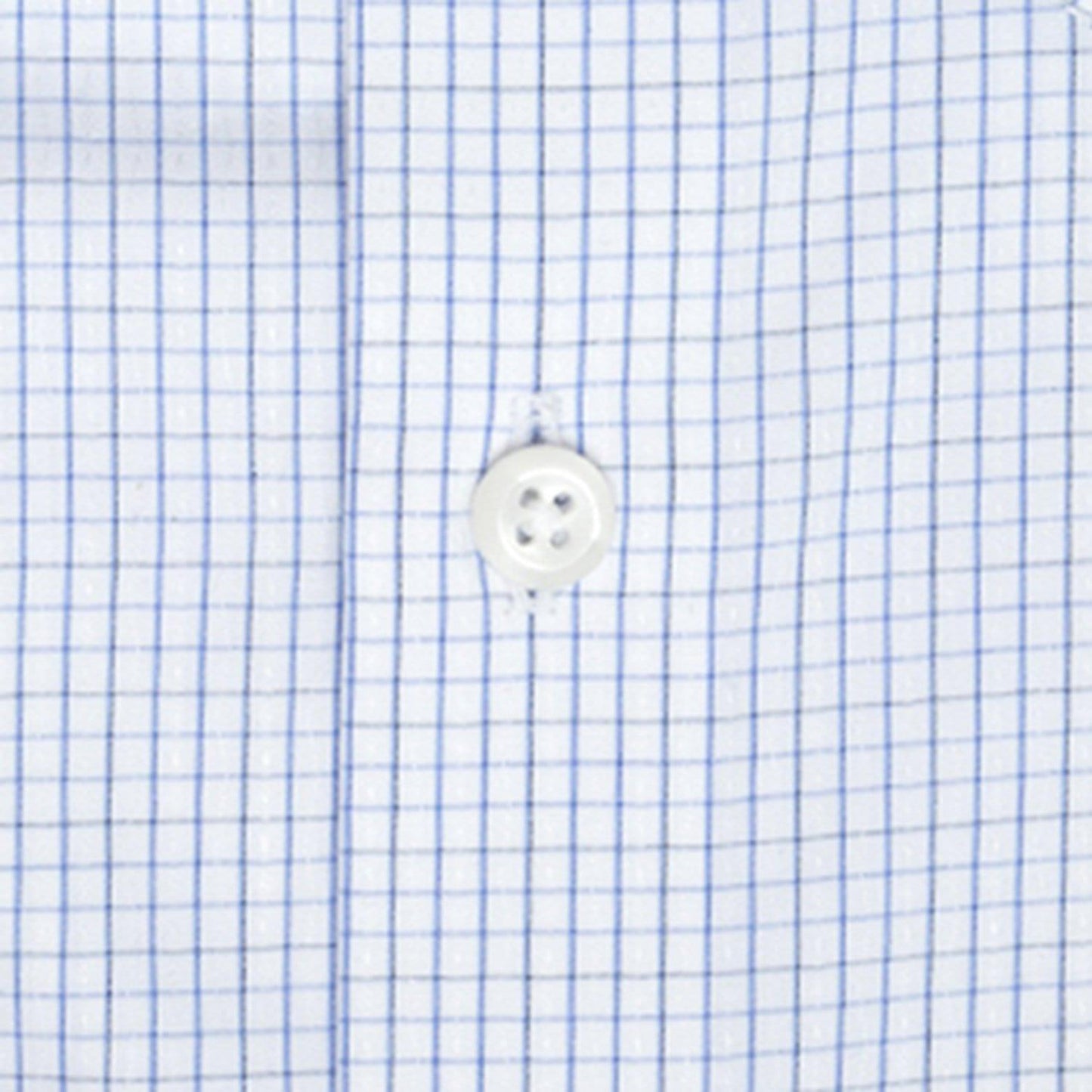 Fine Blue Check - Just White Shirts