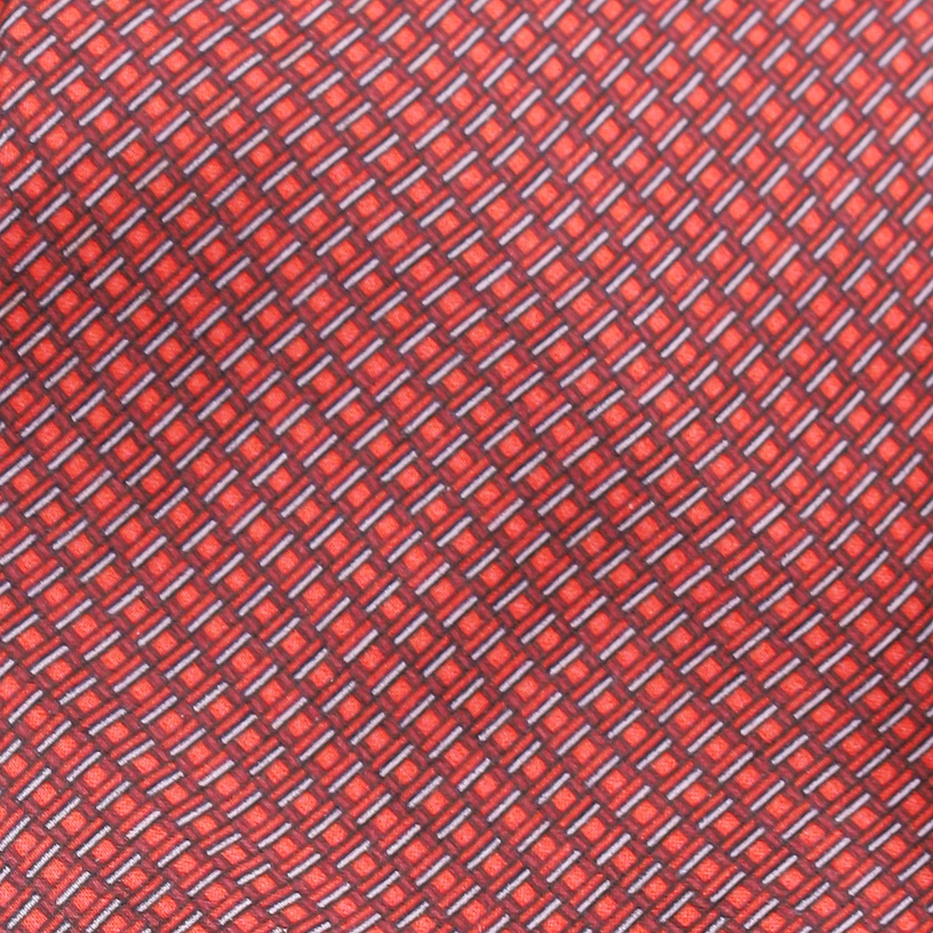 PINK RED NEAT SILK TIE - Just White Shirts