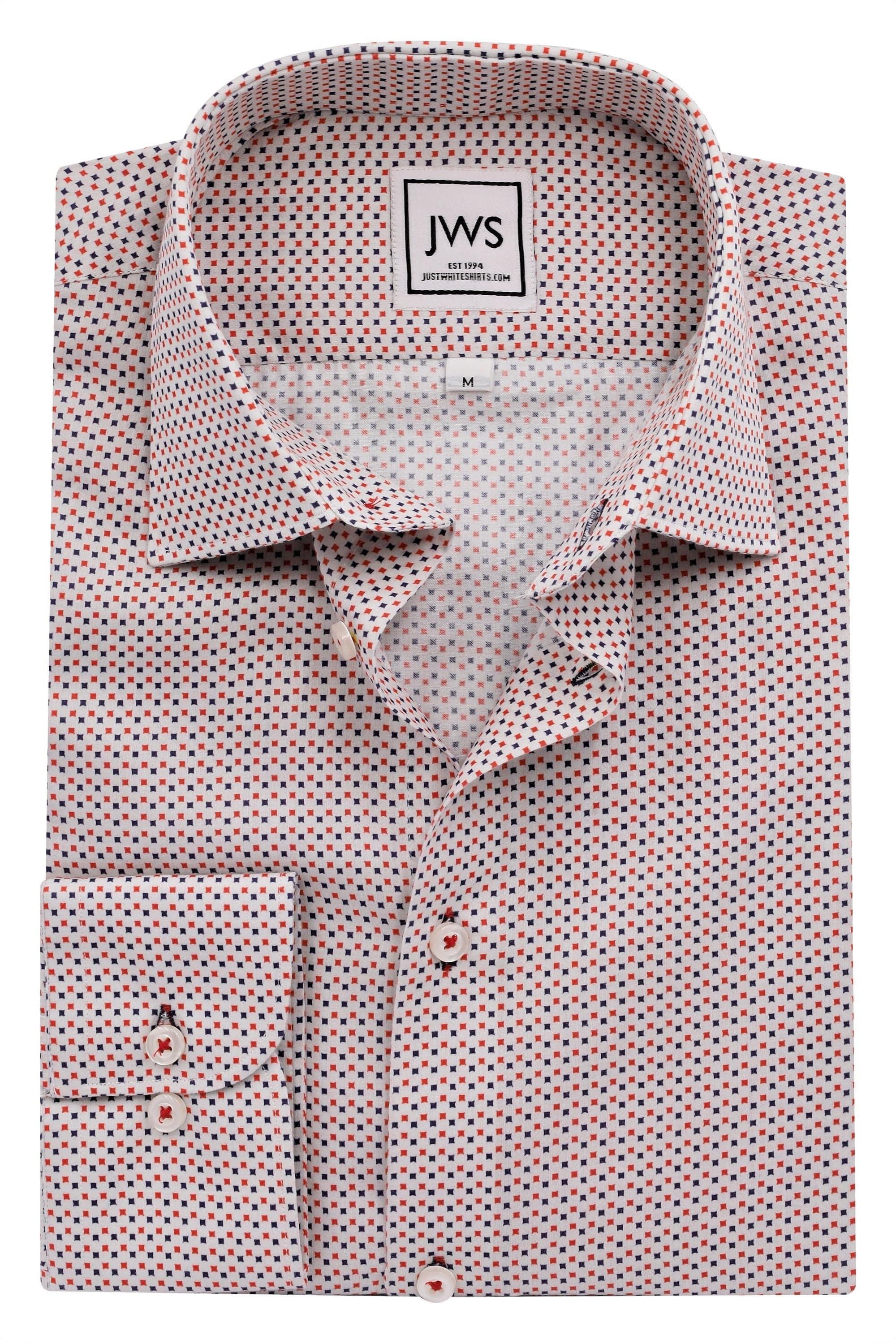 RED BLACK STAR - Just White Shirts
