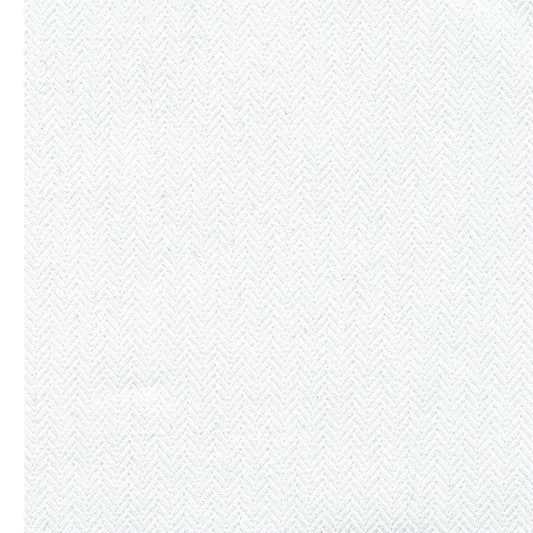 Solid White Narrow Herringbone Classic Custom Shirt 100c 100/2*100/2 Sii0004 - Just White Shirts